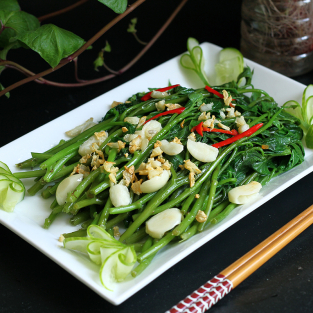RAU LANG XÀO TỎI/XÀO BÒ