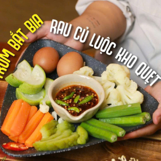 CỦ QUẢ LUỘC KHO QUẸT